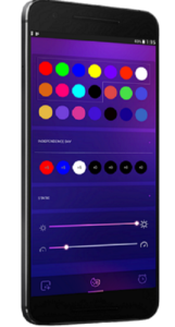 color changing app control