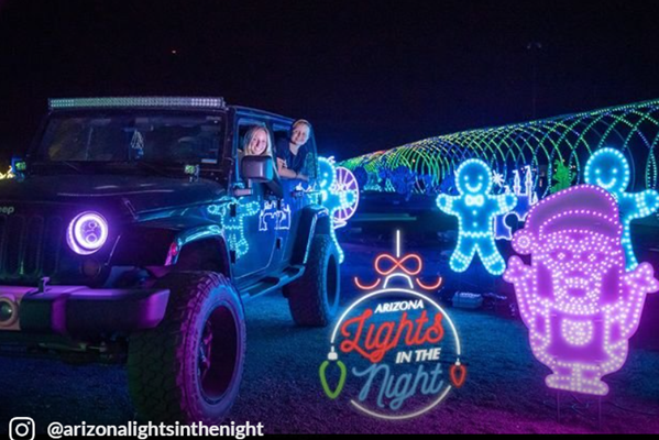 holiday lights in Phoenix