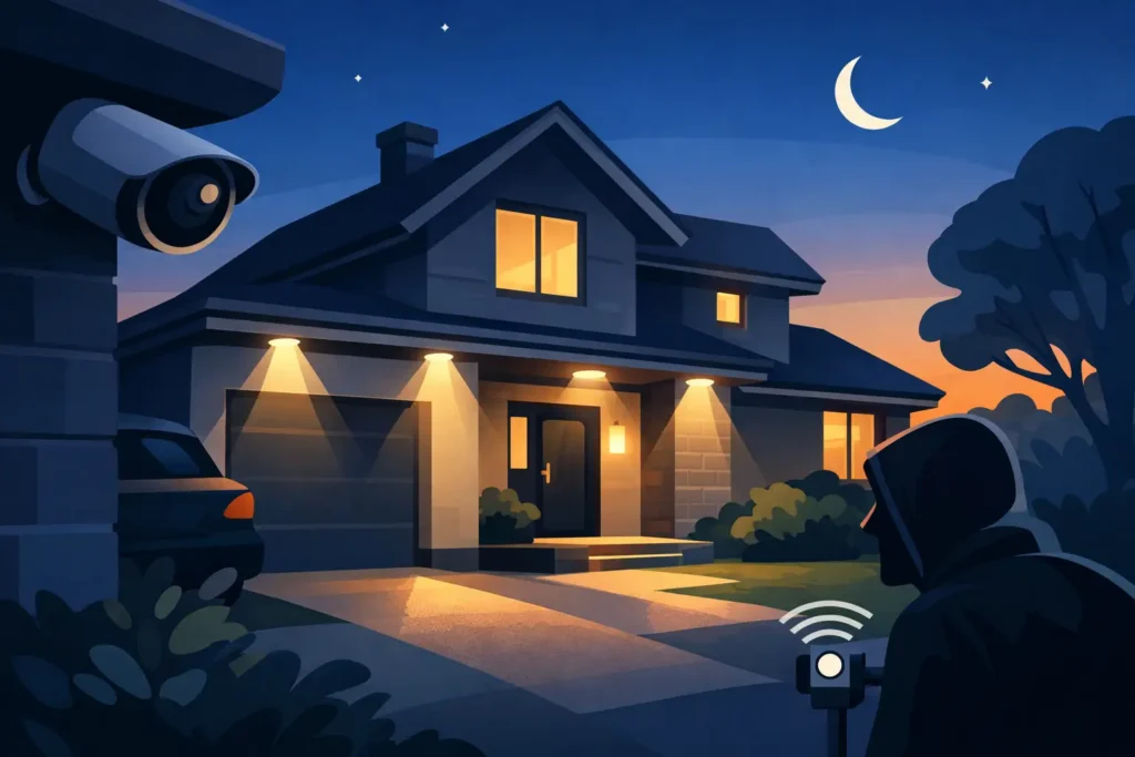 Security Downlighting for Homes That Works