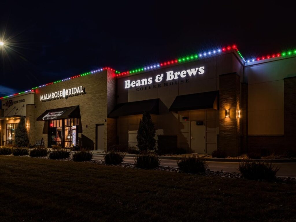 commercial outdoor lighting installation in phoenix