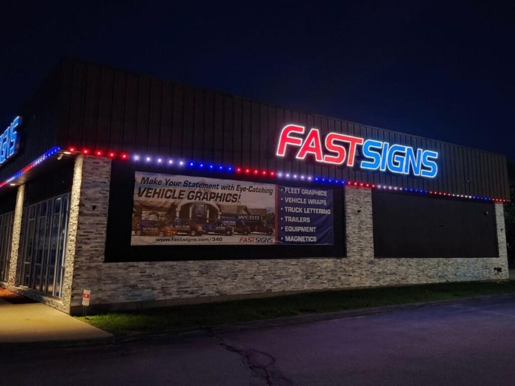 commercial outdoor lighting installation service